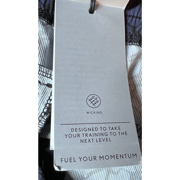 Traj3ctory Athletic Shorts Men XXL Blue Black Web Print Zip Pocket P7-24 Wicking - Picture 6 of 12